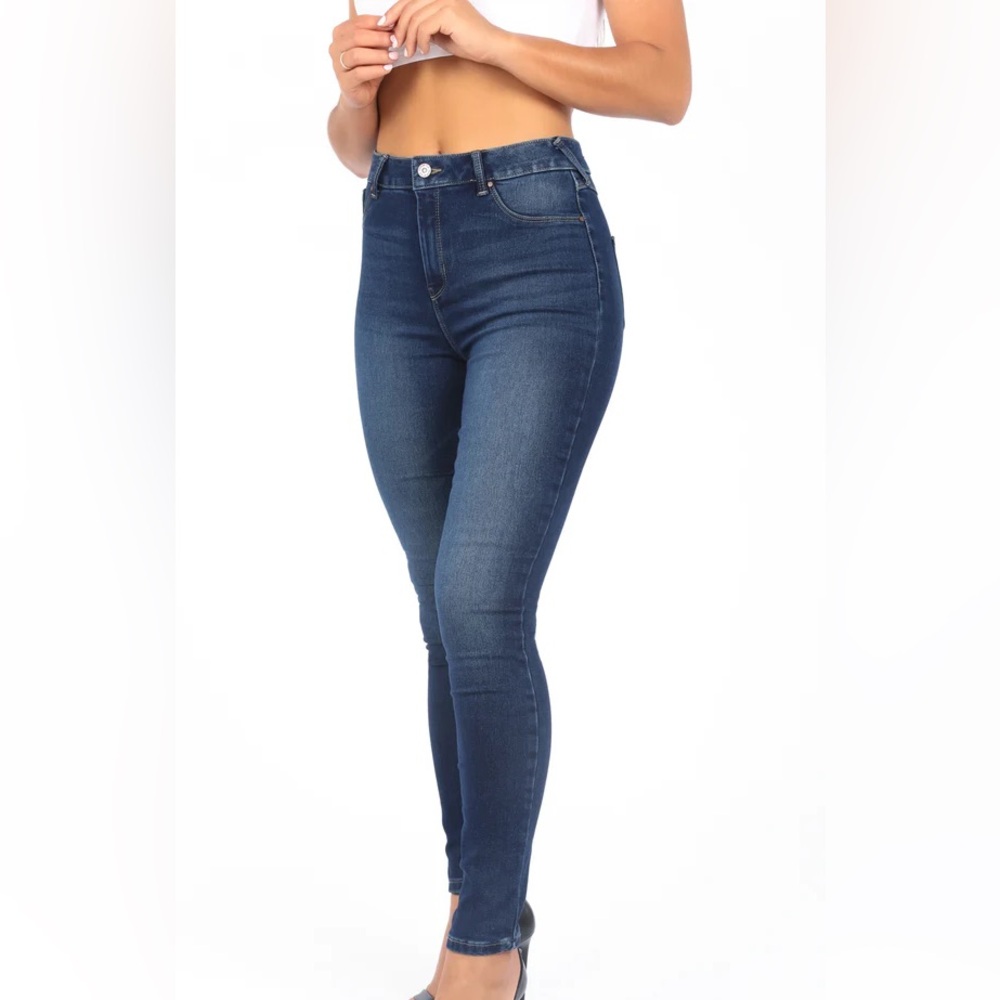 2 Pairs of Jessie High Rise Skinny Classic Blue Women's Jeans